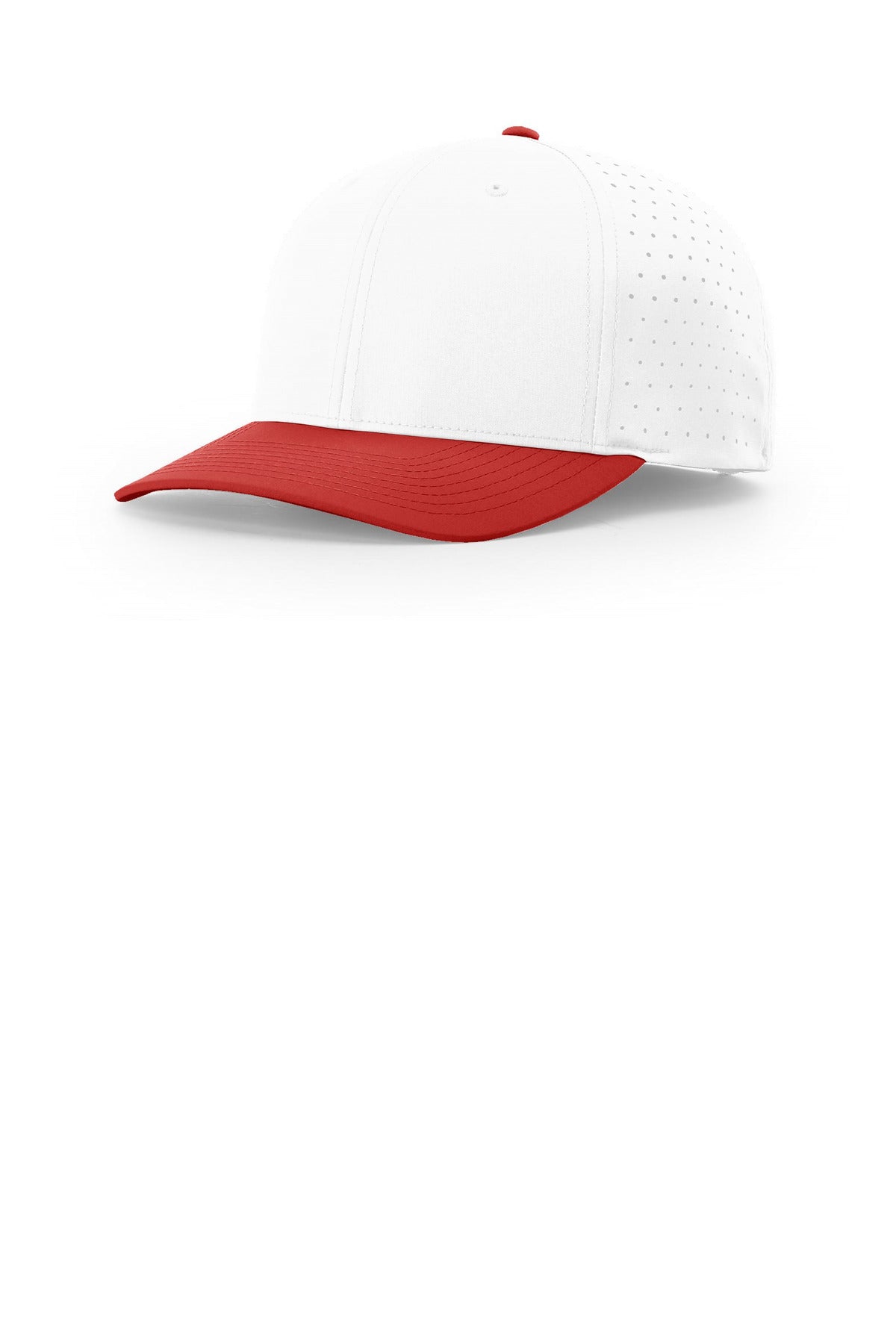 Richardson 632 M/L / White/ White/ Red Richardson Laser Perf R-Flex Snapback 632