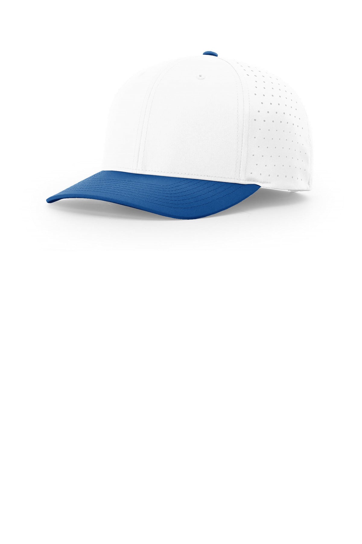 Richardson 632 M/L / White/ White/ Royal Richardson Laser Perf R-Flex Snapback 632