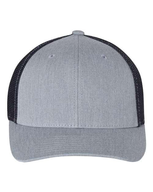 Richardson 6367 S/M / Heather Grey/ Navy 110-R-Flex Trucker Cap