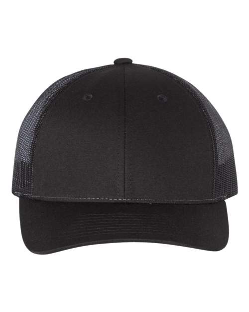 Richardson 6423 M/L / Black 115-Low Pro Trucker Cap