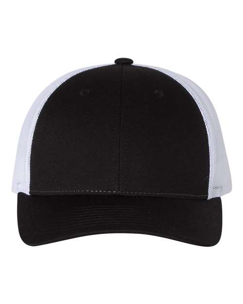 Richardson 6423 M/L / Black/ White 115-Low Pro Trucker Cap