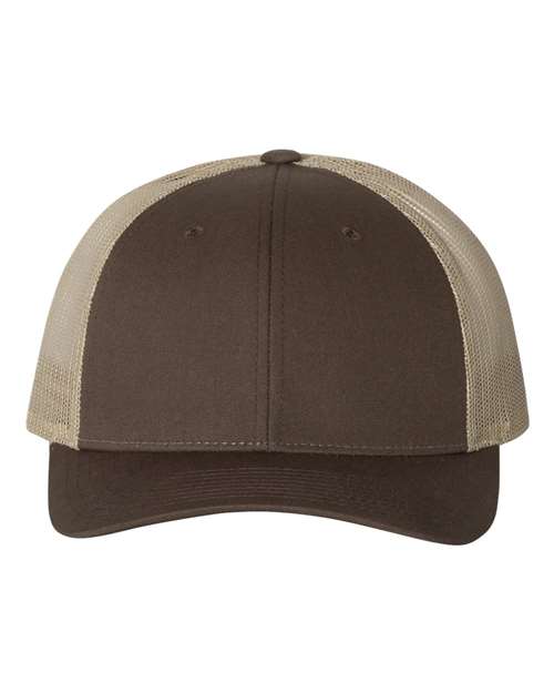 Richardson 6423 M/L / Brown/ Khaki 115-Low Pro Trucker Cap