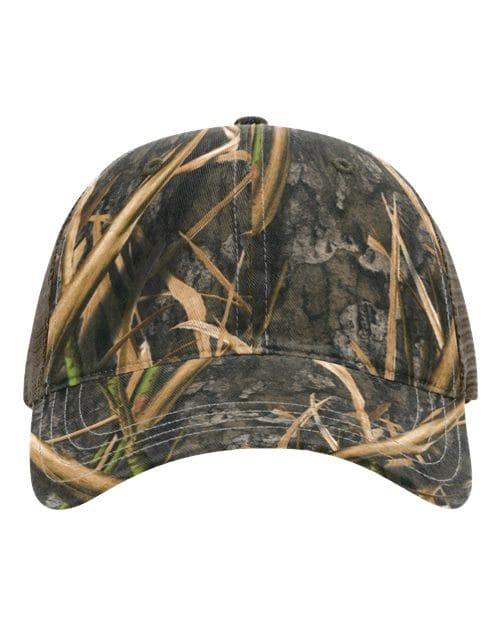 Richardson 6847 Adjustable / Shadow Grass Habitat/ Brown 111P-Garment Washed Printed Trucker Cap