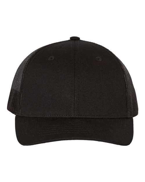 Richardson 9254 Adjustable / Black 112Y-Youth Trucker Snapback Cap