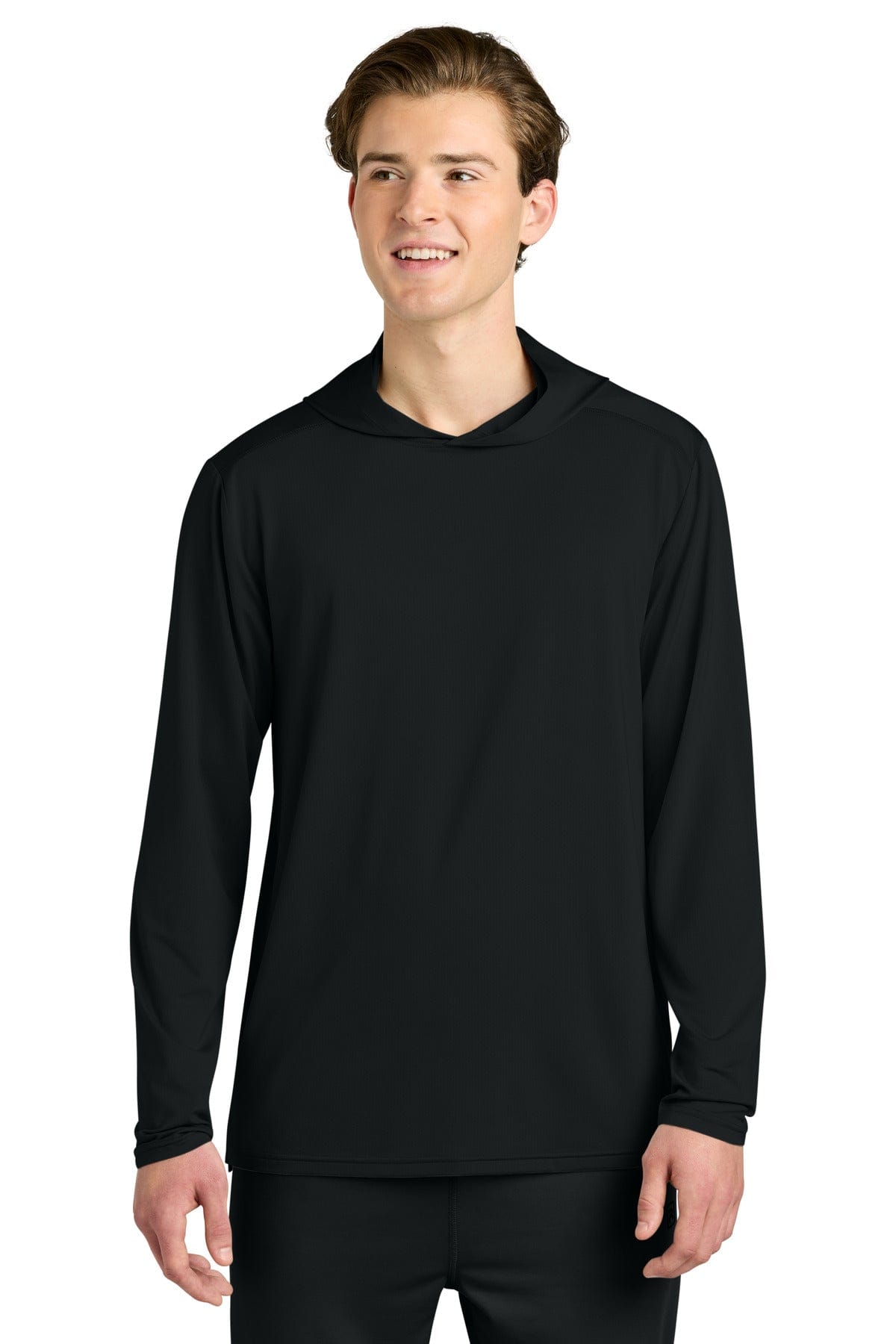 Richardson Clutch Long Sleeve Hoodie RA7110LSH in Black