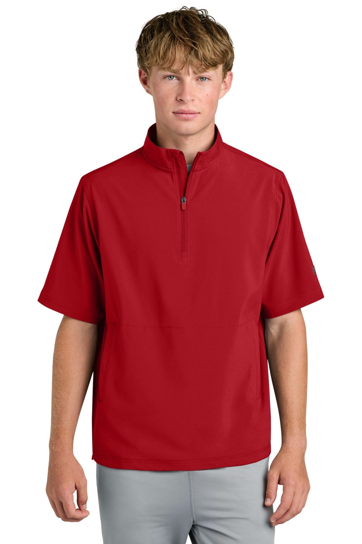 Richardson Barrage Wind Shirt RA7400SSQ in Red
