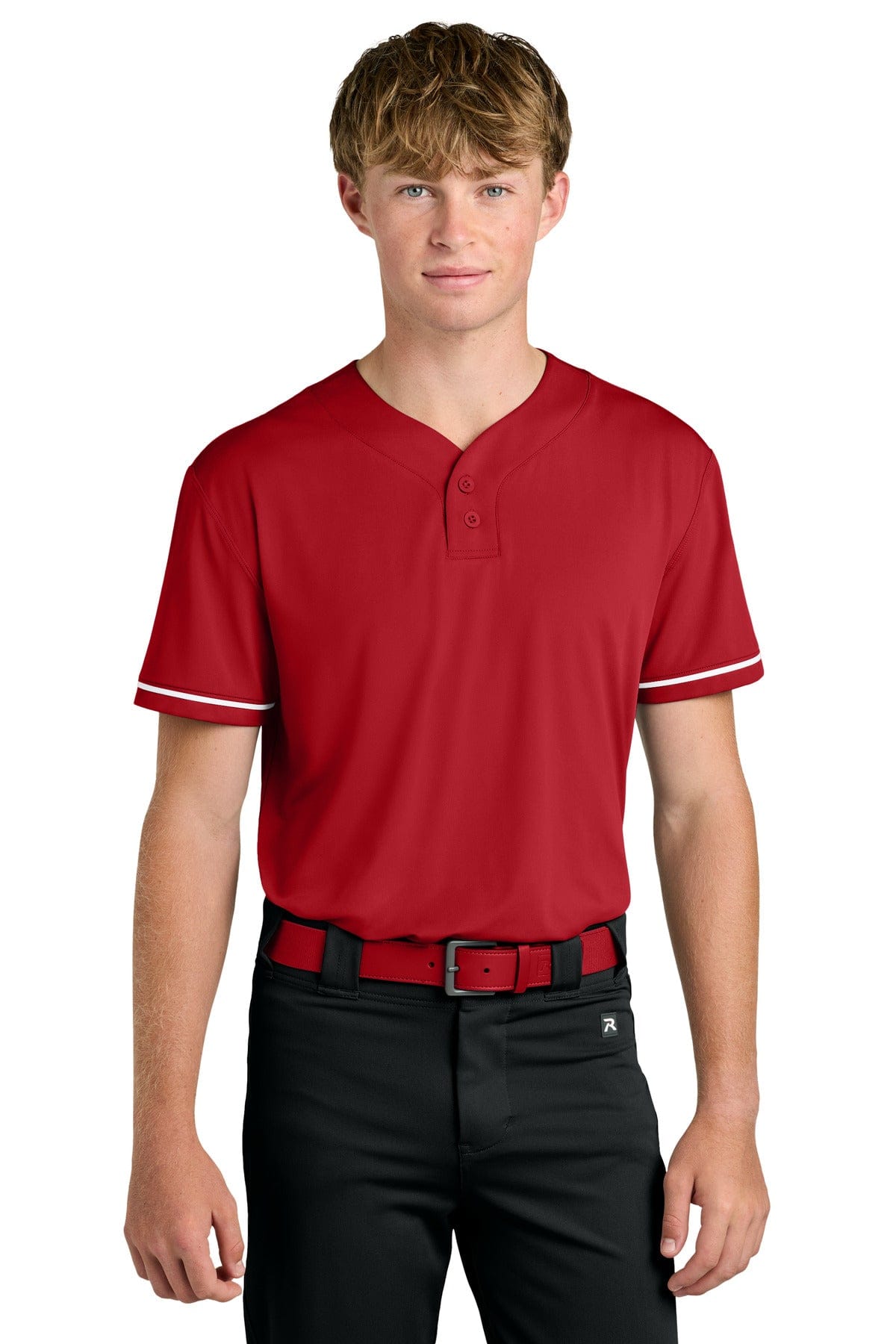 Richardson Select 2-Button Baseball Jersey RA7910 in Red