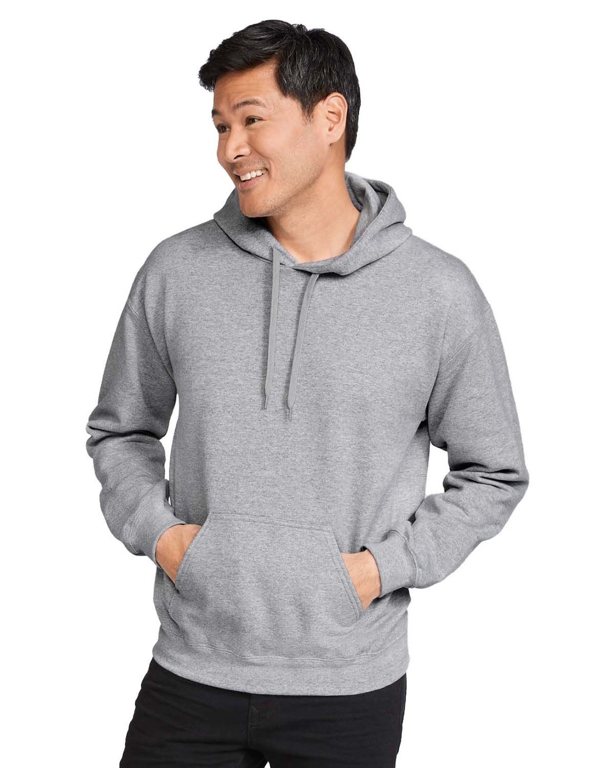 Gildan SF500: Adult Softstyle Fleece Pullover Hooded Sweatshirt