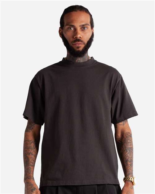 Shaka Wear 16439 S / Off Black SHMCS-Unisex Max Heavyweight Cropped T-Shirt
