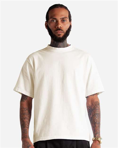 Shaka Wear 16439 S / Off white SHMCS-Unisex Max Heavyweight Cropped T-Shirt