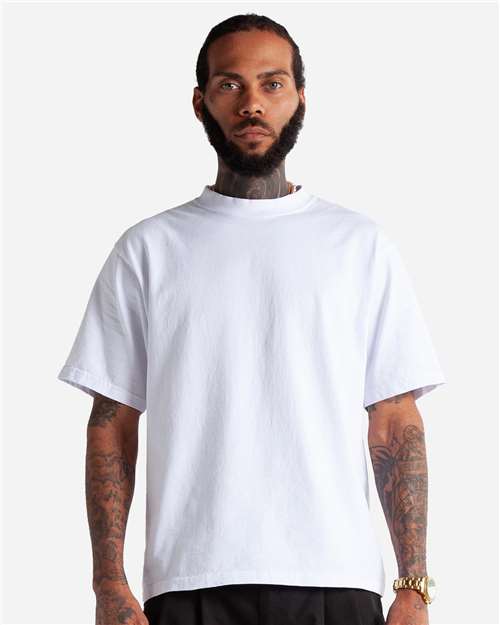 Shaka Wear 16439 S / White SHMCS-Unisex Max Heavyweight Cropped T-Shirt
