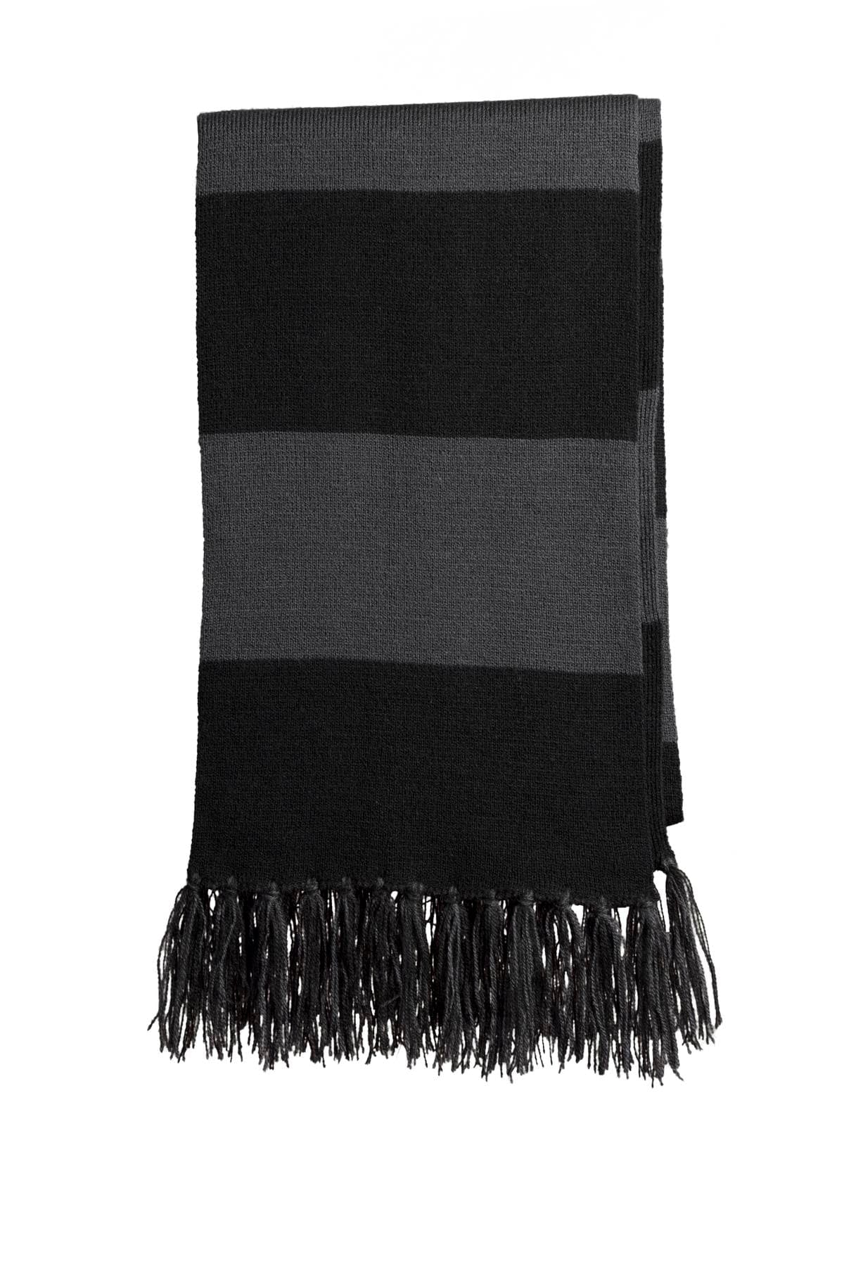 Sport-Tek Accessories OSFA / Black/ Iron Grey Sport-Tek STA02 Spectator Scarf