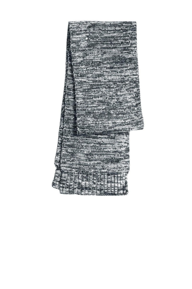 Sport-Tek Accessories OSFA / Black/ Iron Grey/ White Sport-Tek Marled Scarf. STA04