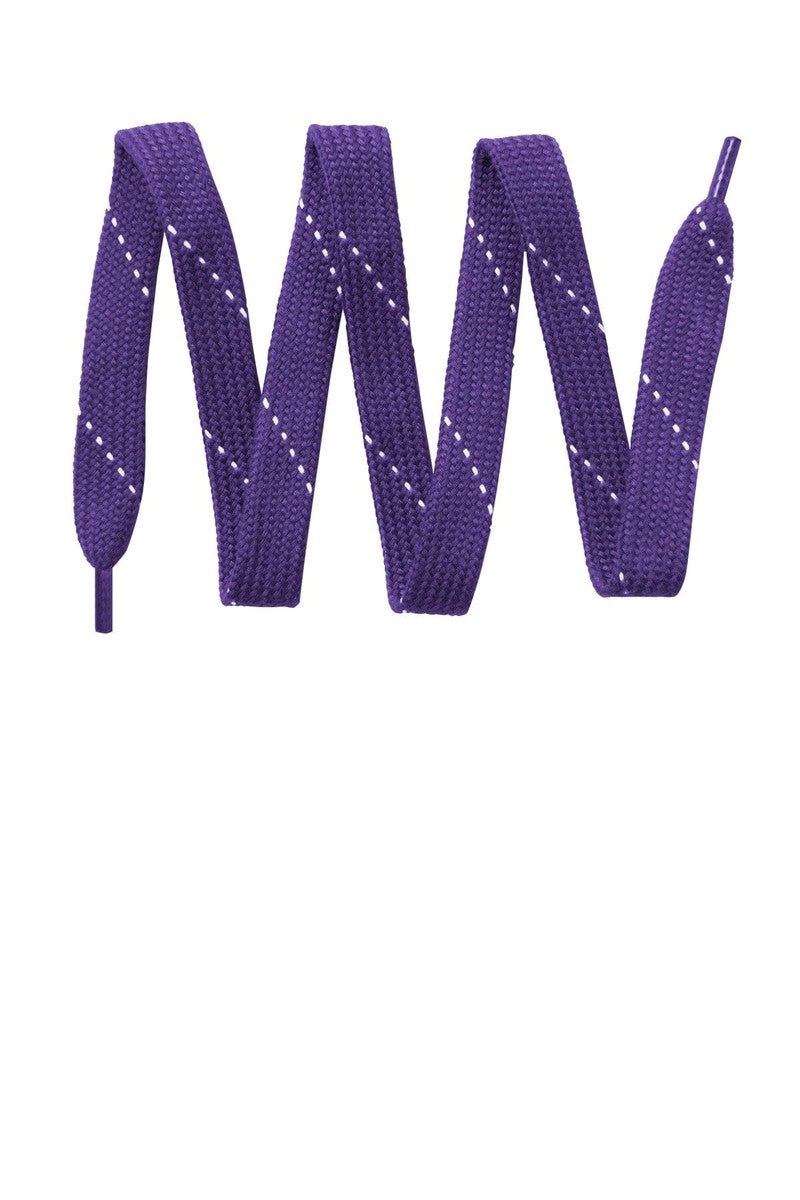 Sport-Tek Laces in Purple/ White