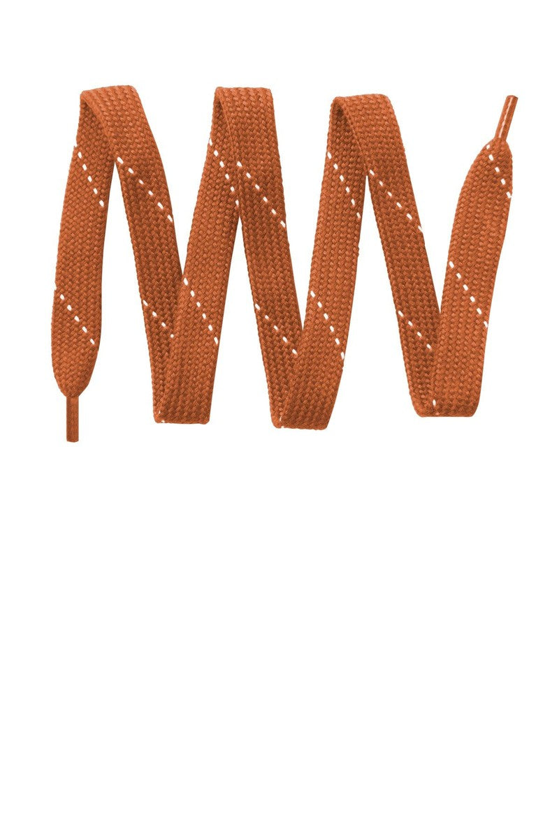Sport-Tek Laces in Texas Orange/ White