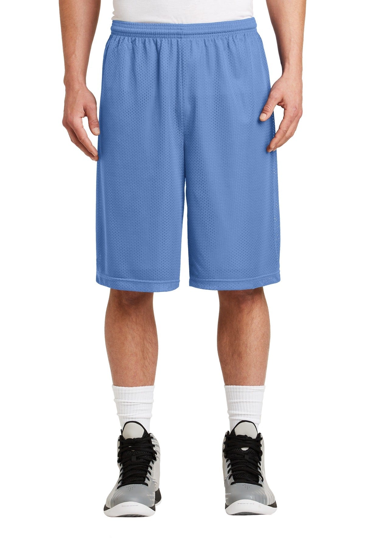 Sport-Tek Activewear XS / Carolina Blue DISCONTINUED  Sport-Tek ®  Extra Long PosiCharge ®  Classic Mesh Short. ST511