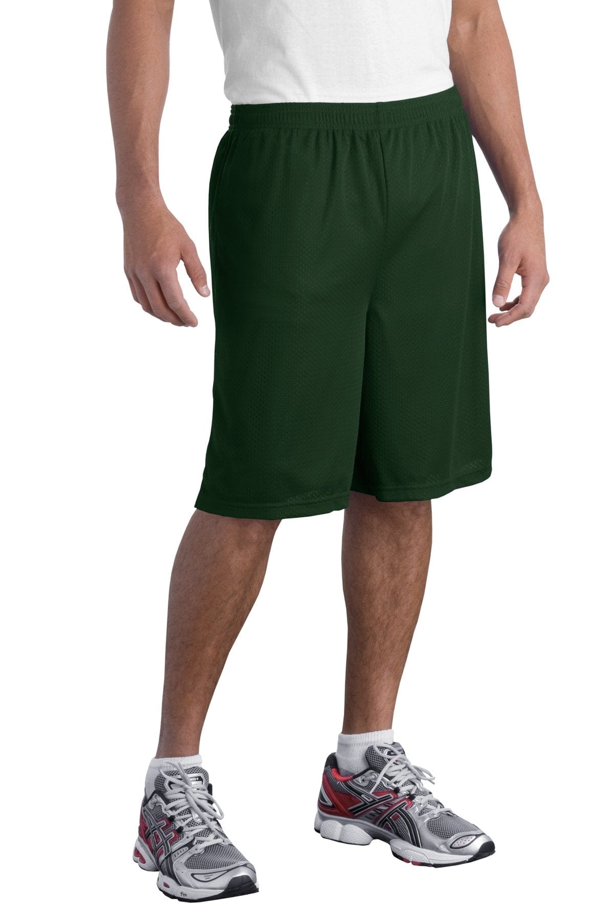 Sport-Tek Activewear XS / Forest DISCONTINUED  Sport-Tek ®  Long Mesh Short. T515