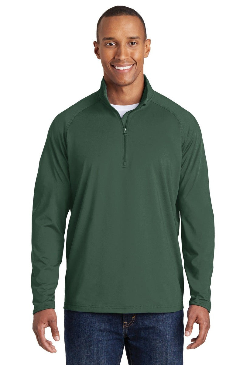 Sport-Tek Activewear XS / Forest Green Sport-Tek ST850: Sport-Wick Stretch 1/2-Zip Pullover