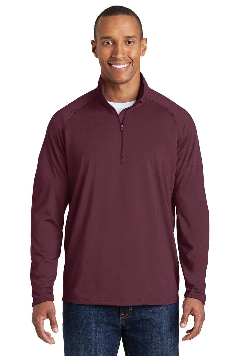 Sport-Tek Activewear XS / Maroon Sport-Tek ST850: Sport-Wick Stretch 1/2-Zip Pullover