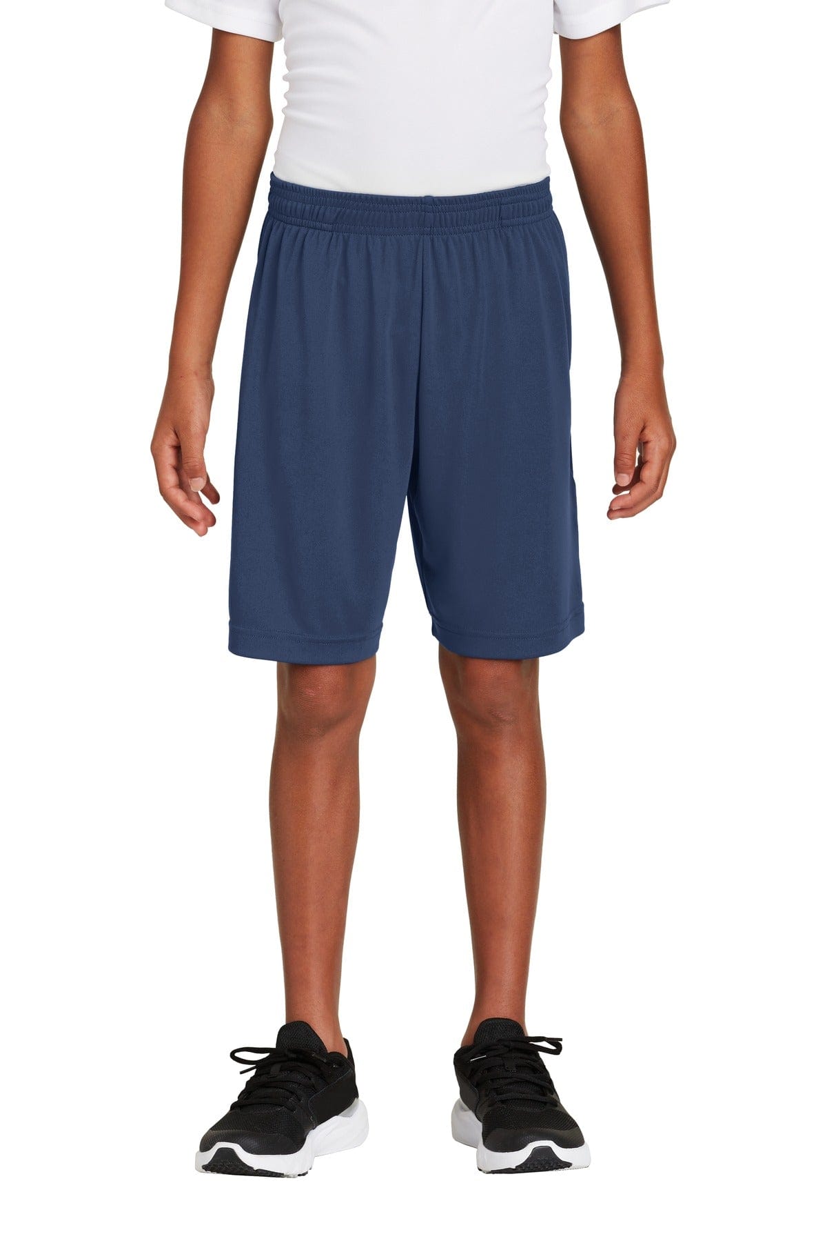 Sport-Tek Activewear XS / True Navy Sport-Tek YST355P Youth PosiCharge Competitor Pocketed Short