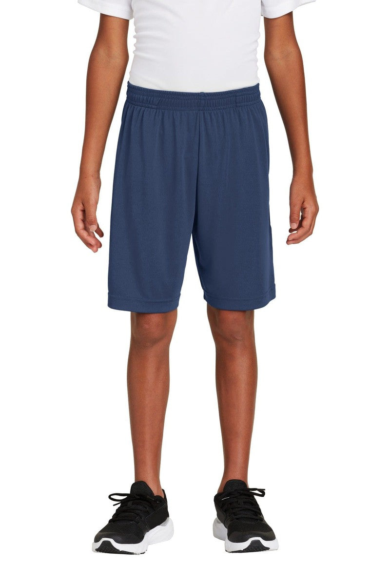 Sport-Tek Activewear XS / True Navy Sport-Tek YST355P: Youth PosiCharge Competitor Pocketed Short
