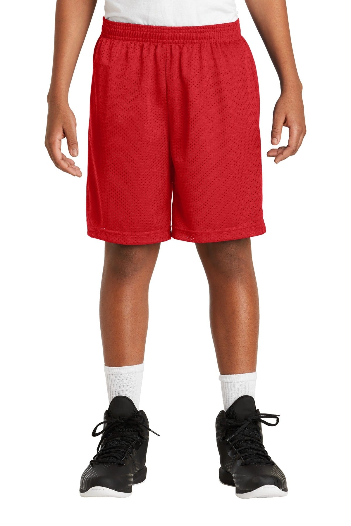 Sport-Tek Activewear XS / True Red Sport-Tek YST510: Youth PosiCharge Classic Mesh Short
