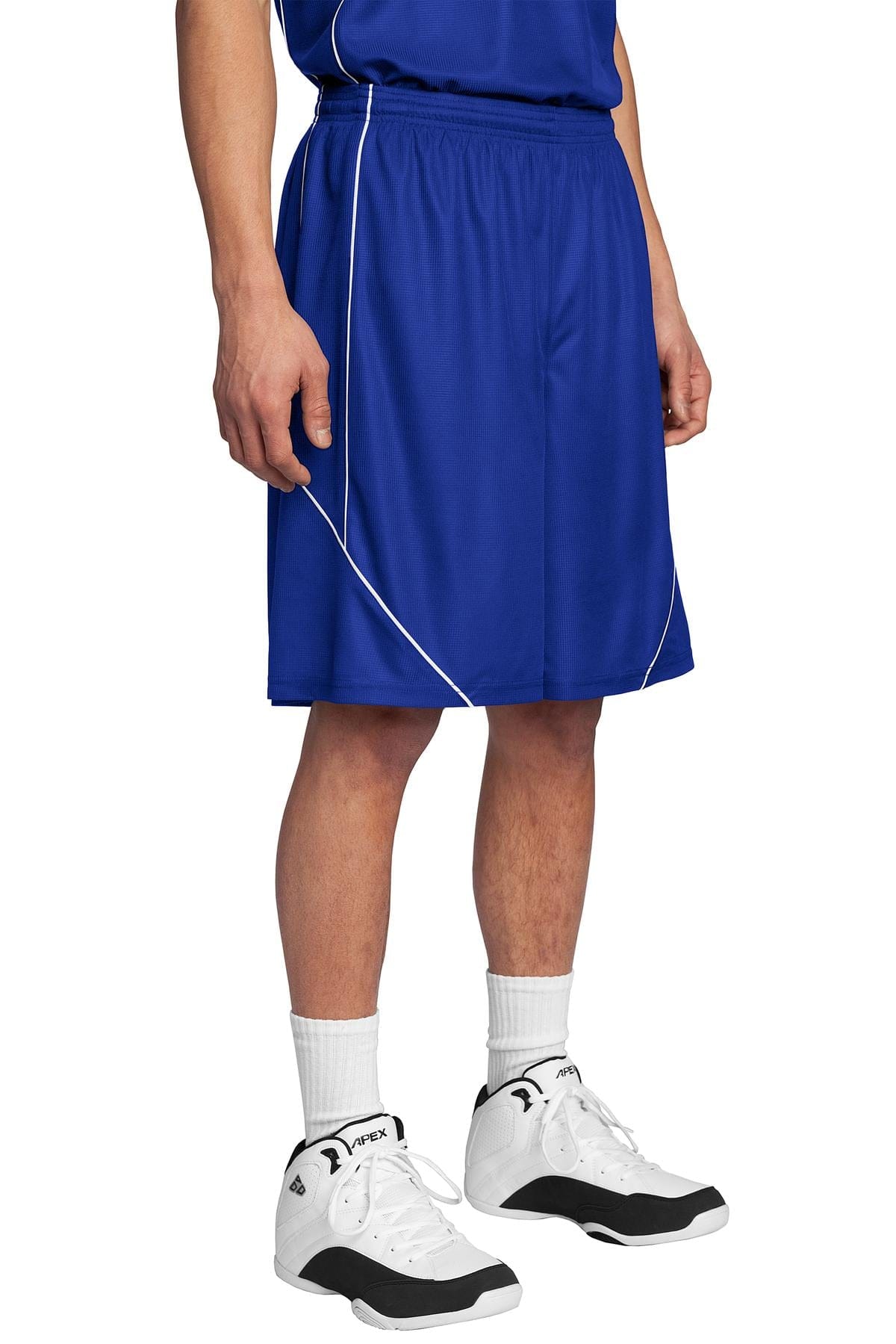 Sport-Tek Activewear XS / True Royal Sport-Tek T565: PosiCharge Mesh Reversible Spliced Short