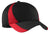 Sport-Tek Headwear OSFA / Black/ True Red Sport-Tek ®  Youth Dry Zone ®  Nylon Colorblock Cap. YSTC11