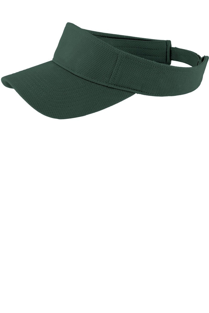 Sport-Tek Headwear OSFA / Dark Forest Green Sport-Tek STC27: PosiCharge RacerMesh Visor