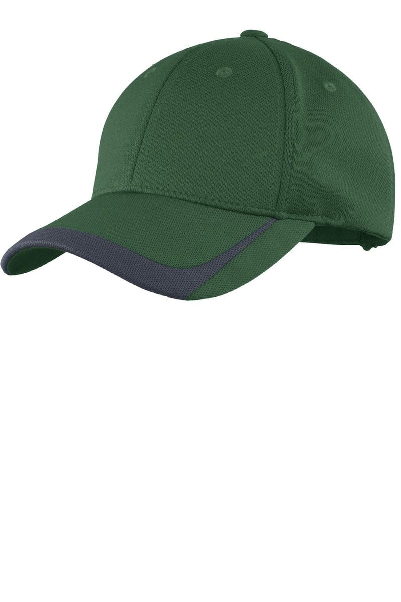 Sport-Tek Headwear OSFA / Forest Green/ Graphite Sport-Tek STC24: Pique Colorblock Cap