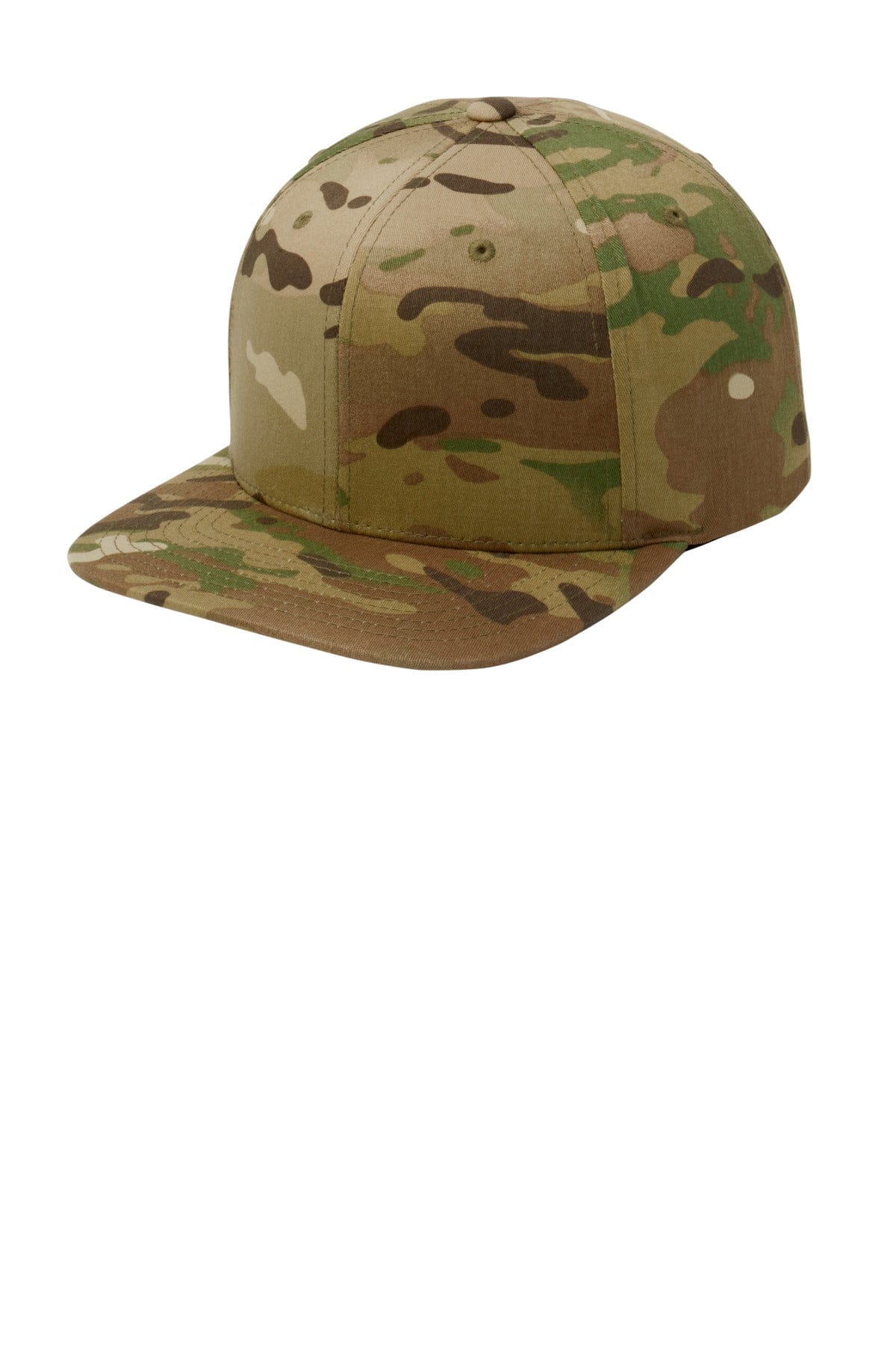 Sport-Tek Headwear OSFA / Multicam Sport-Tek STC19 Yupoong Flat Bill Snapback Cap