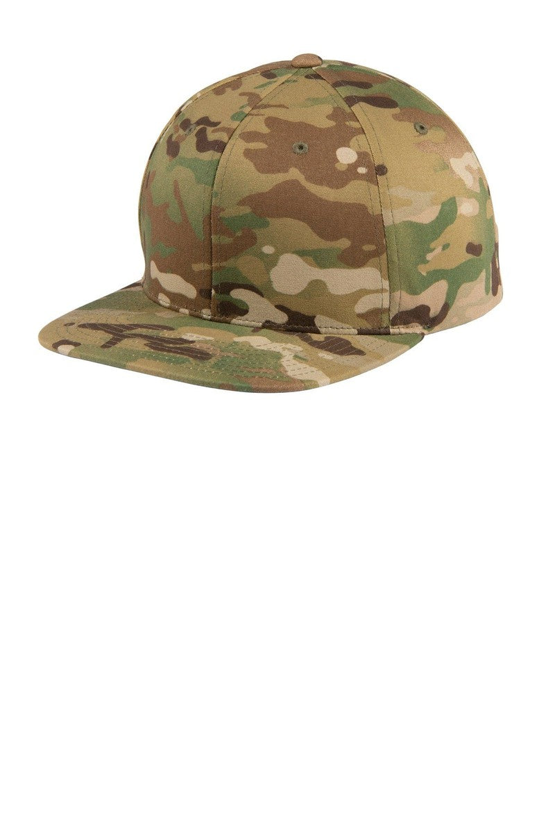 Sport-Tek Headwear OSFA / Multicam Sport-Tek STC19: Yupoong Flat Bill Snapback Cap
