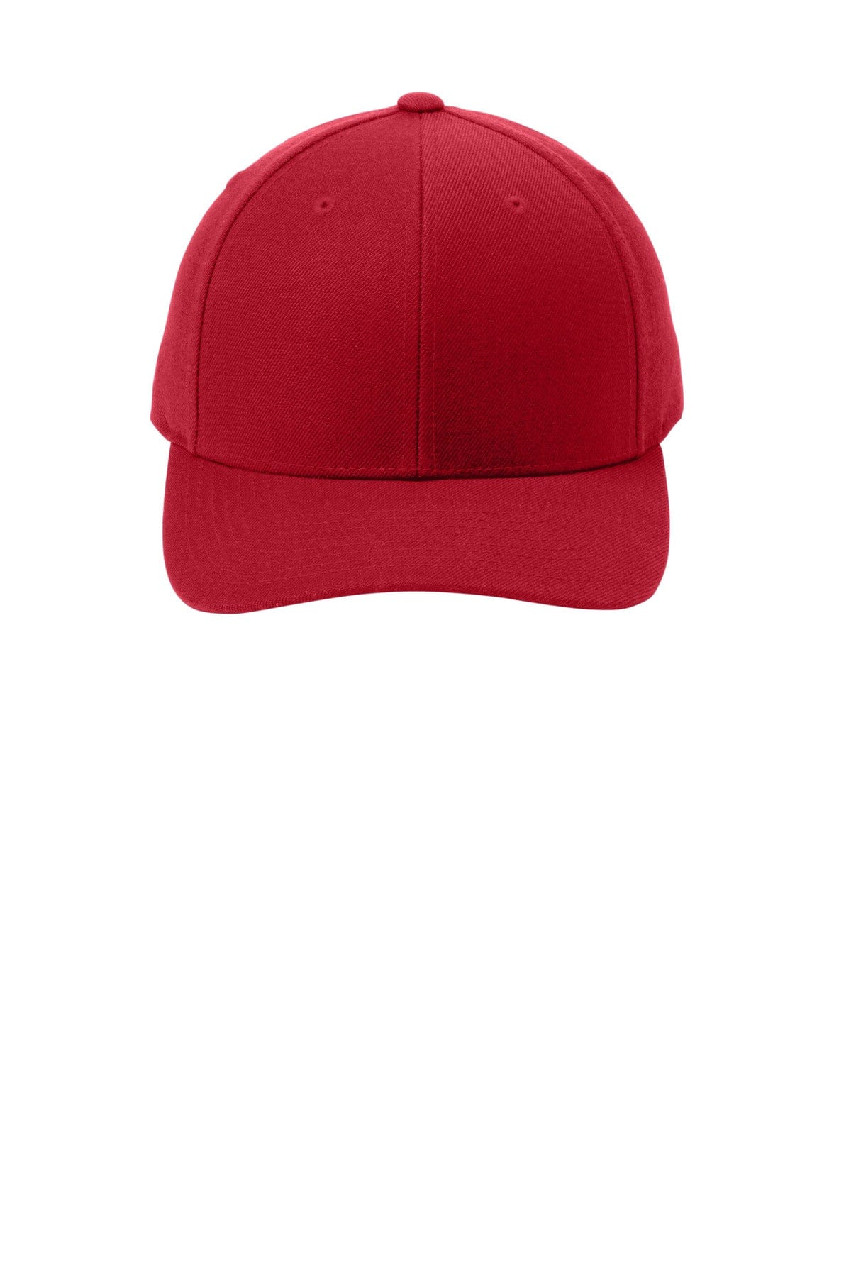 Sport-Tek Headwear OSFA / True Red Sport-Tek STC43 Yupoong Curve Bill Snapback Cap