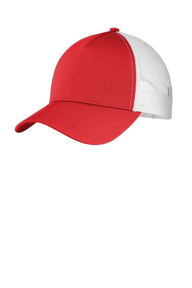 Sport-Tek Headwear OSFA / True Red/ White Sport-Tek STC36: PosiCharge Competitor Mesh Back Cap
