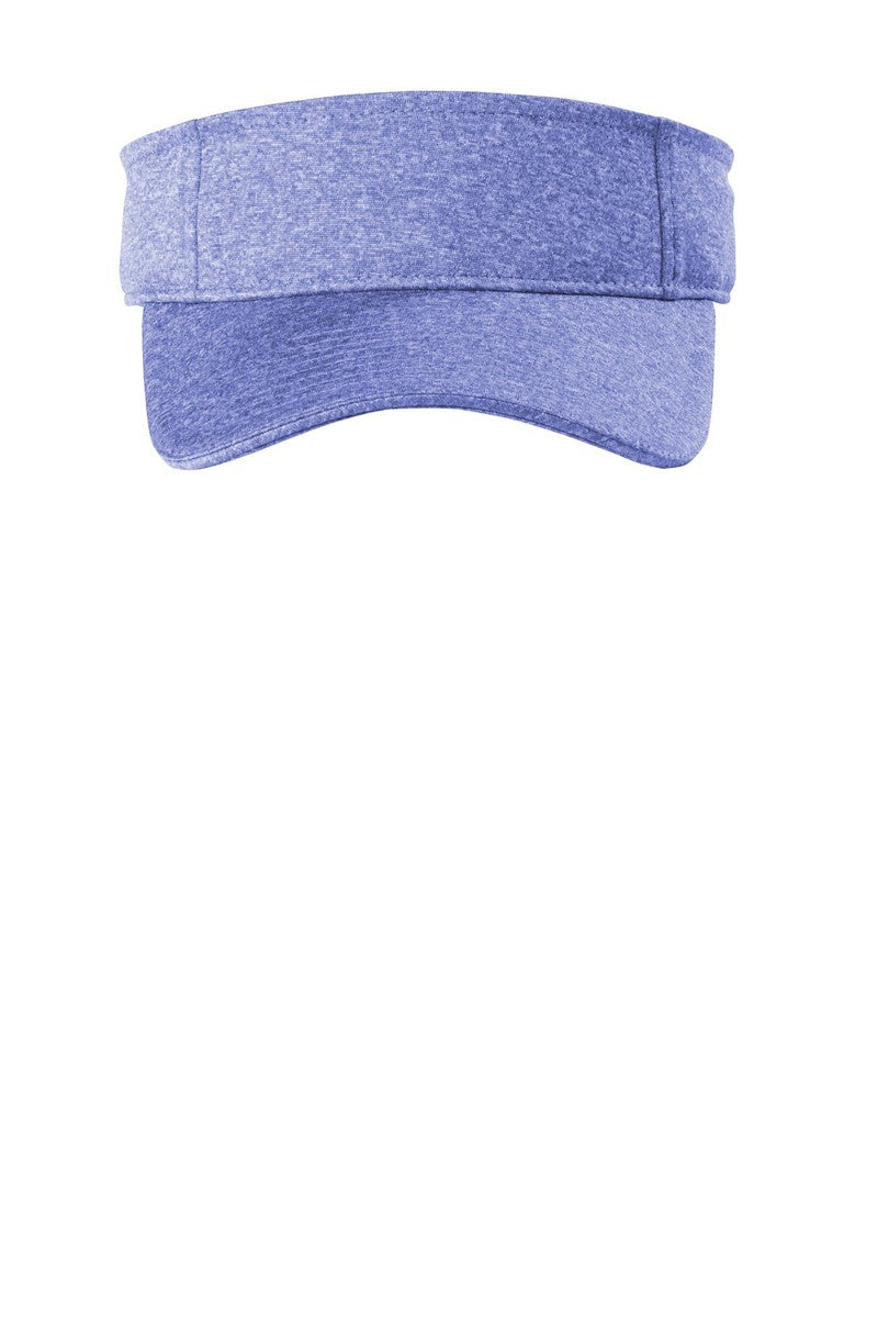 Sport-Tek Headwear OSFA / True Royal Heather/ True Royal Heather Sport-Tek STC45: Contender Visor