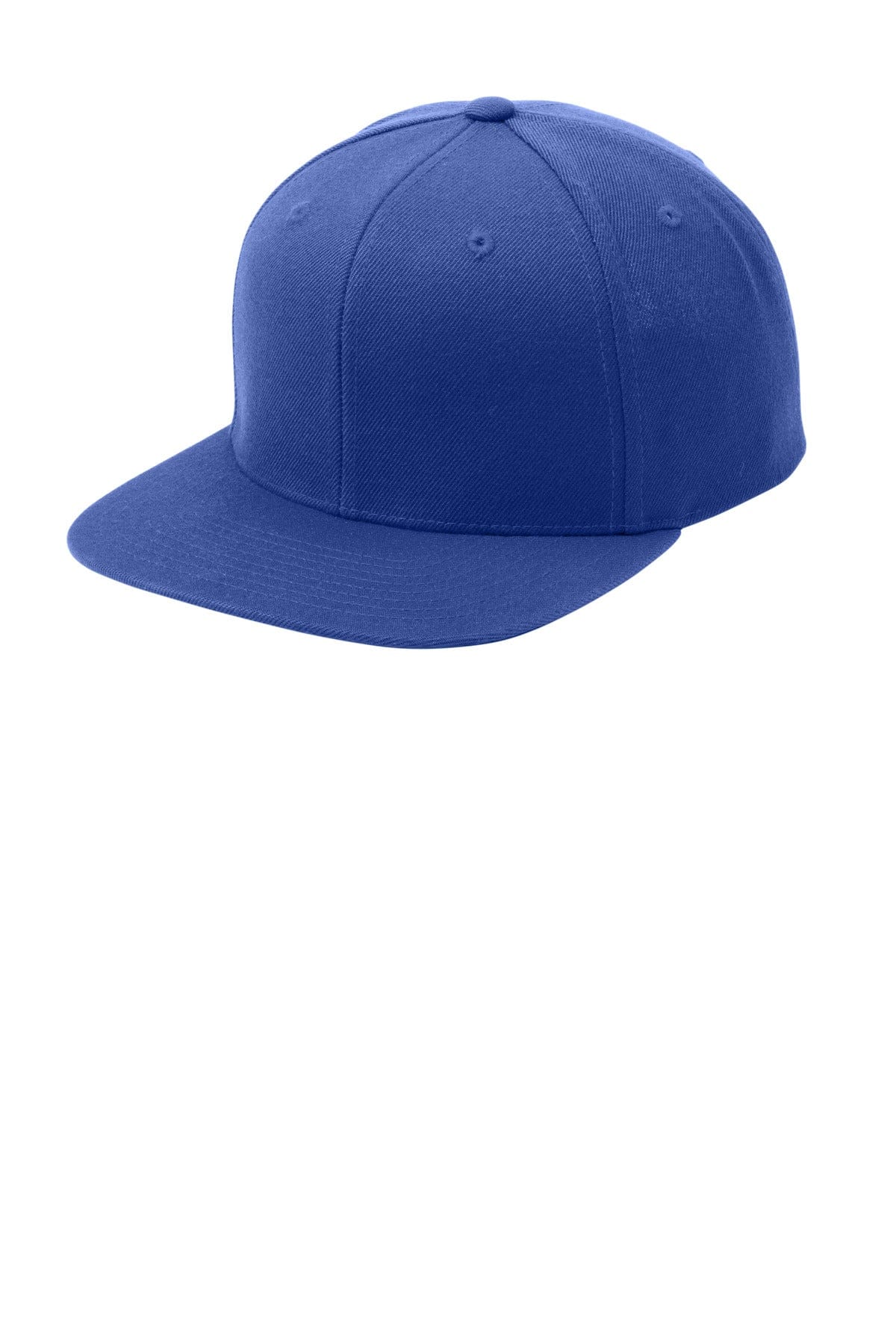 Sport-Tek Headwear OSFA / True Royal Sport-Tek STC19 Yupoong Flat Bill Snapback Cap