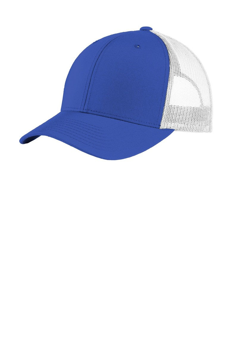 Sport-Tek Headwear OSFA / True Royal/ White Sport-Tek STC39: Yupoong Retro Trucker Cap