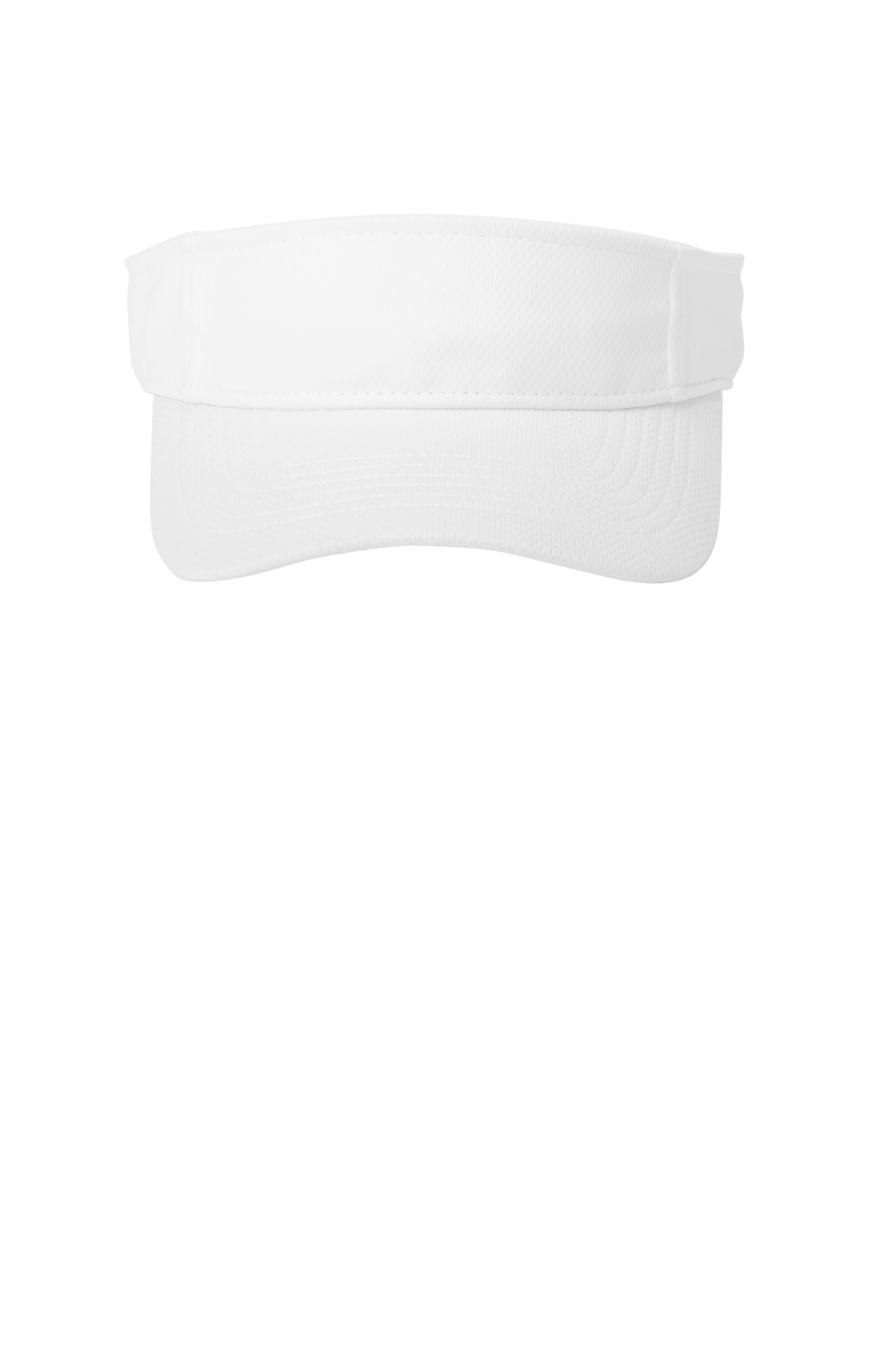 Sport-Tek Headwear OSFA / White Sport-Tek STC27 PosiCharge RacerMesh Visor