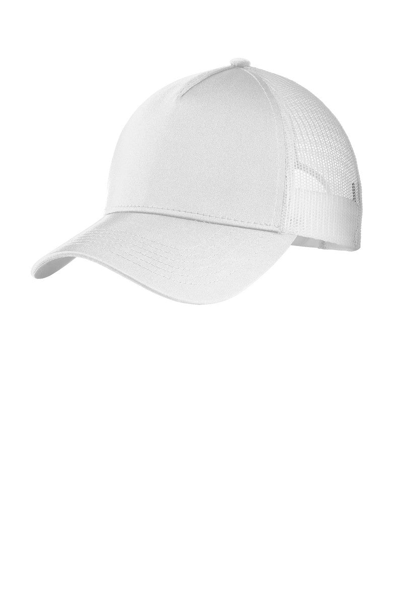 Sport-Tek Headwear OSFA / White/ White Sport-Tek STC36: PosiCharge Competitor Mesh Back Cap