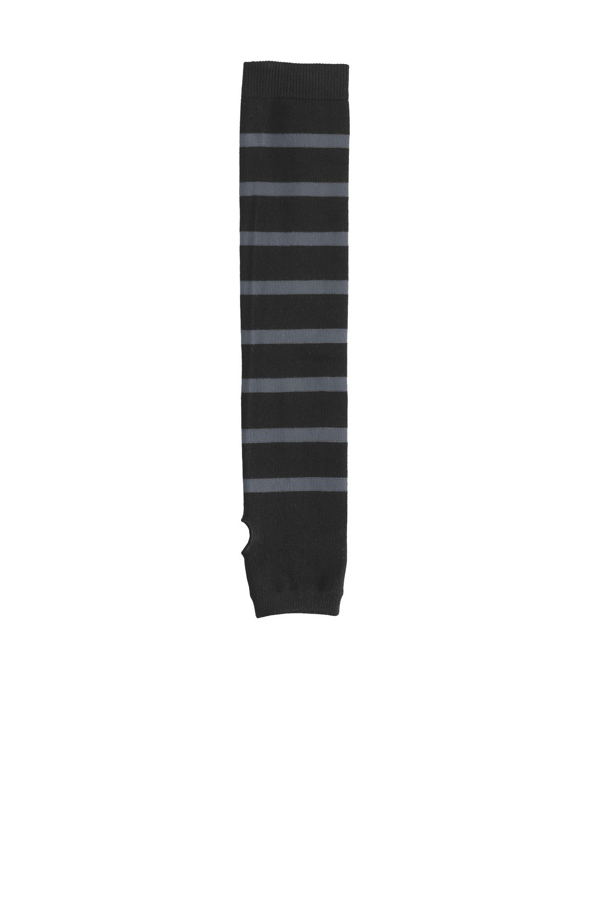 Sport-Tek Headwear S/M / Black/ Iron Grey DISCONTINUED Sport-Tek ®  Striped Arm Socks. STA03