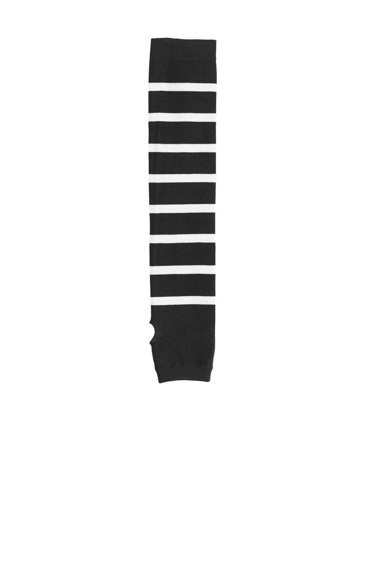Sport-Tek Headwear S/M / Black/ White DISCONTINUED Sport-Tek ®  Striped Arm Socks. STA03