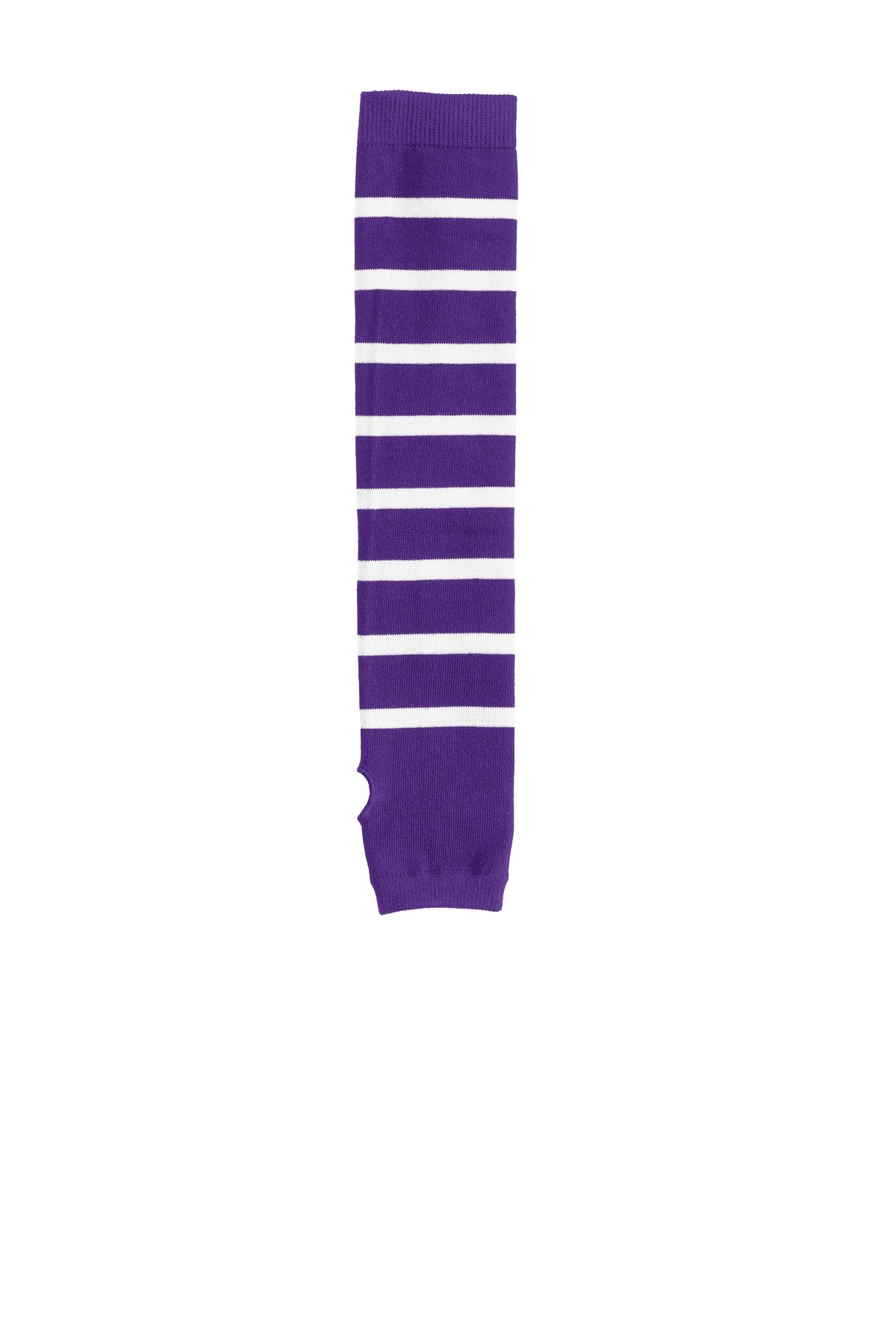 Sport-Tek Headwear S/M / Purple/ White DISCONTINUED Sport-Tek ®  Striped Arm Socks. STA03