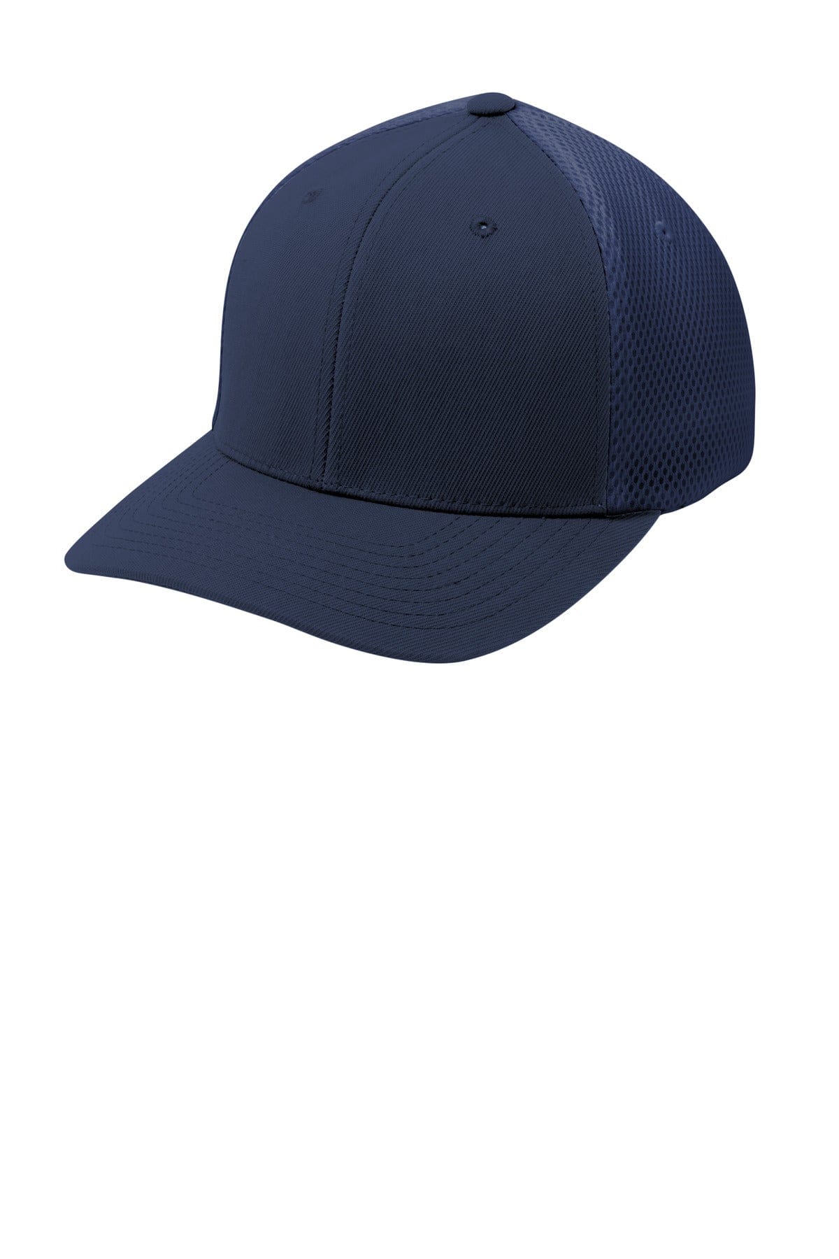 Sport-Tek Headwear S/M / True Navy/ True Navy Sport-Tek STC40 Flexfit Air Mesh Back Cap