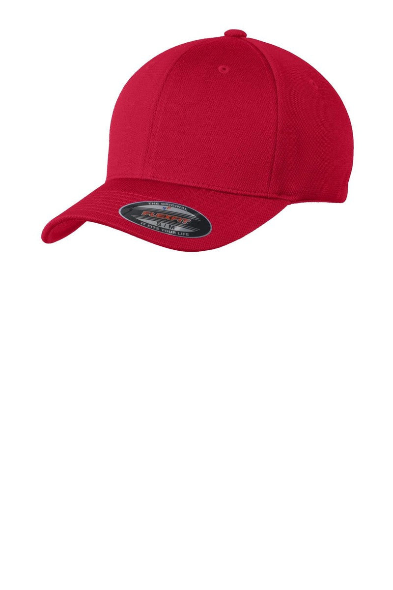 Sport-Tek Headwear S/M / True Red Sport-Tek STC22: Flexfit Cool & Dry Poly Block Mesh Cap
