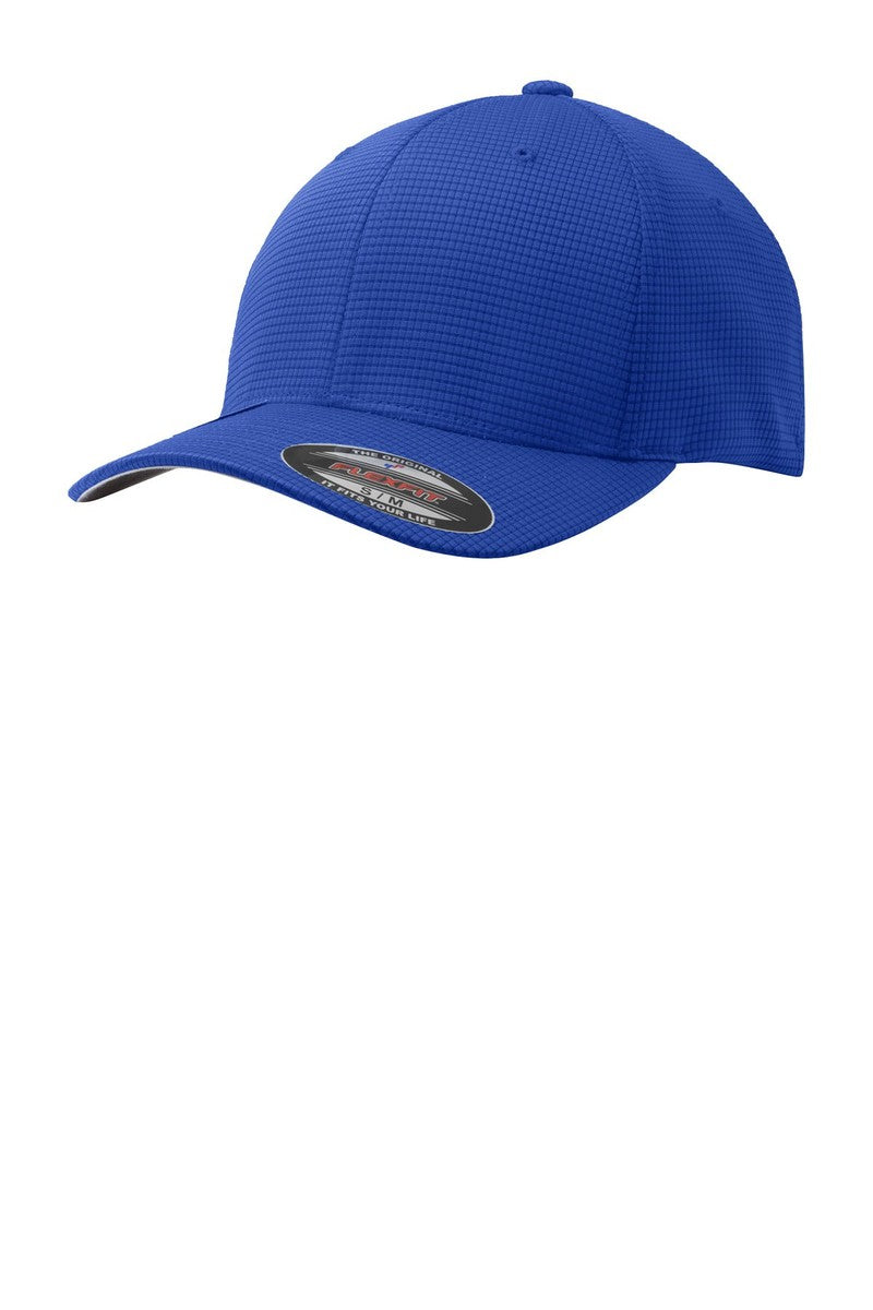 Sport-Tek Headwear S/M / True Royal Sport-Tek STC33: Flexfit Grid Texture Cap