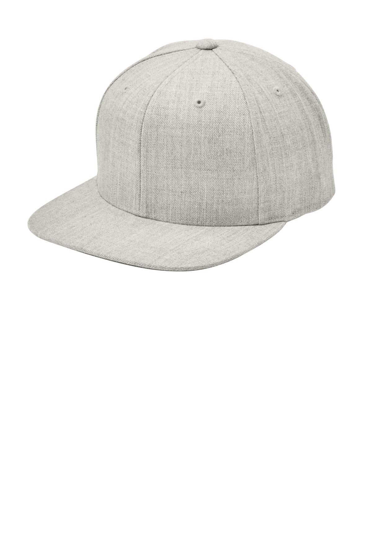Sport-Tek Headwear Sport-Tek STC19 Yupoong Flat Bill Snapback Cap