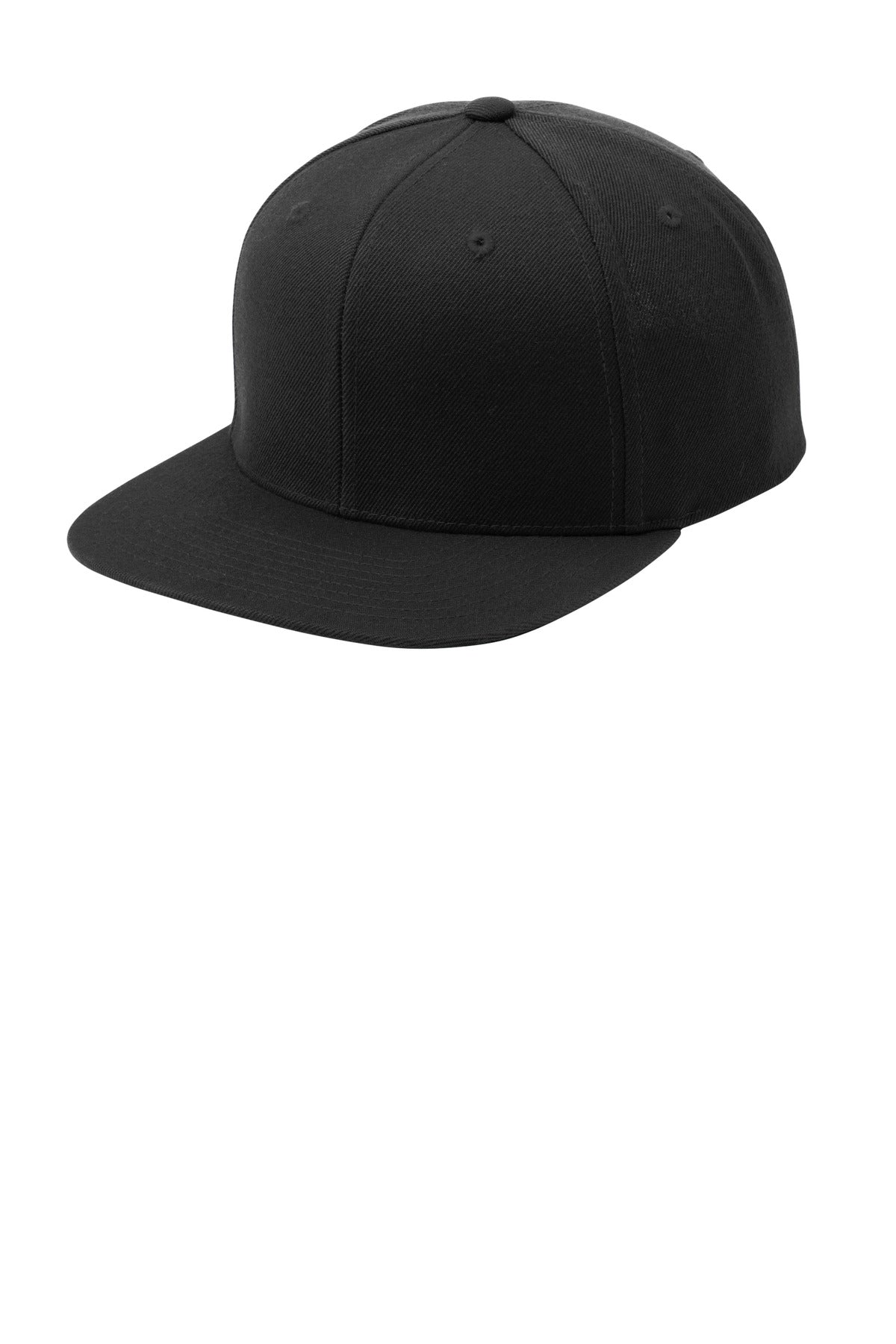 Sport-Tek Headwear Sport-Tek STC19 Yupoong Flat Bill Snapback Cap