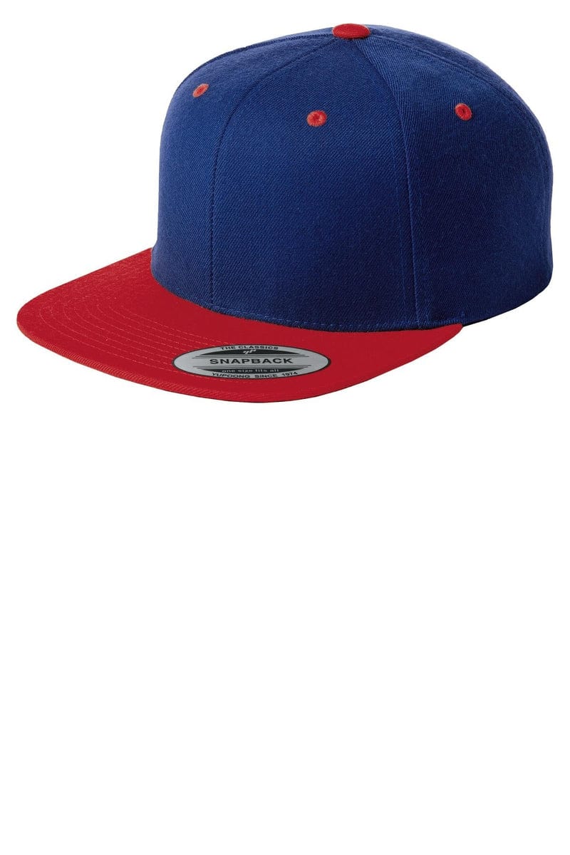 Sport-Tek Headwear Sport-Tek STC19: Yupoong Flat Bill Snapback Cap