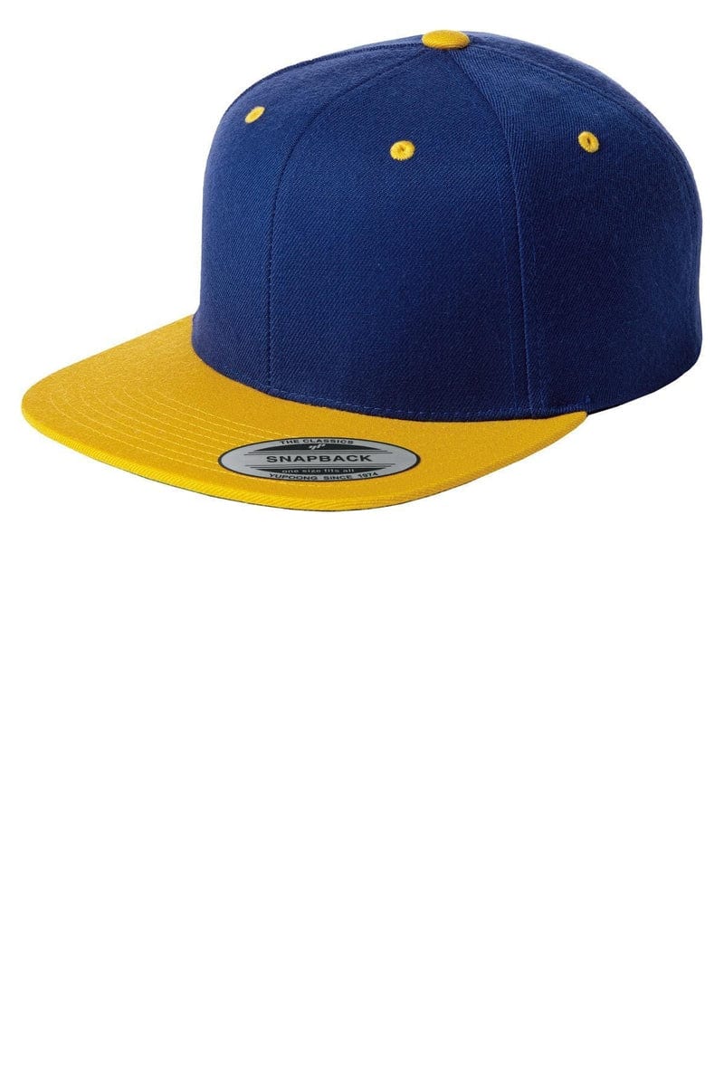 Sport-Tek Headwear Sport-Tek STC19: Yupoong Flat Bill Snapback Cap