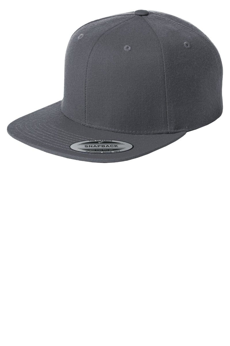 Sport-Tek Headwear Sport-Tek STC19: Yupoong Flat Bill Snapback Cap